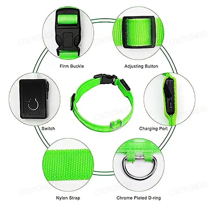 GlowGuard LED Safety Collar