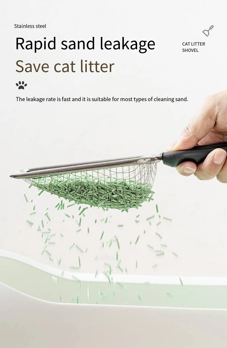 SwiftSift Steel Litter Scoop