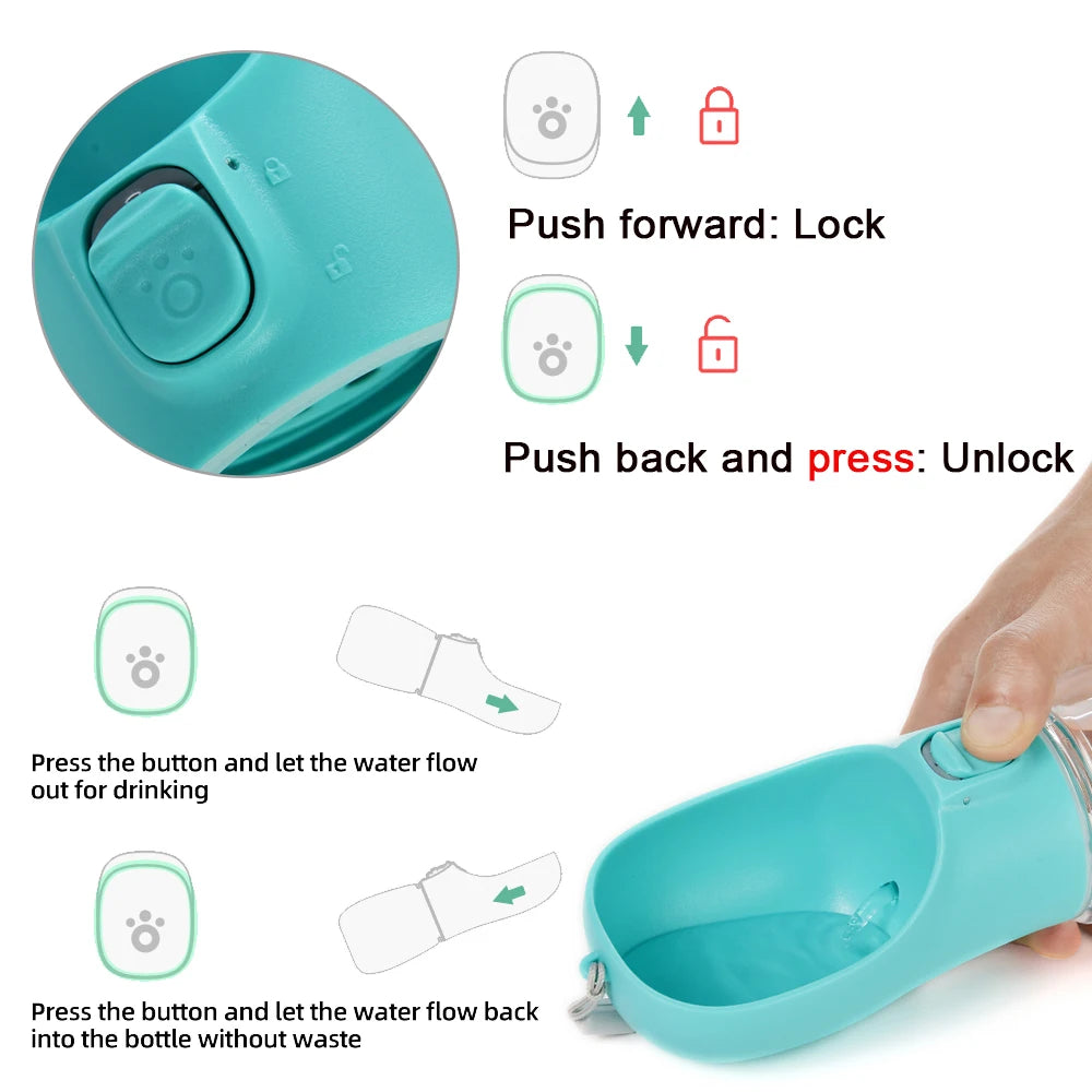 HydraPaw Portable Water Bottle