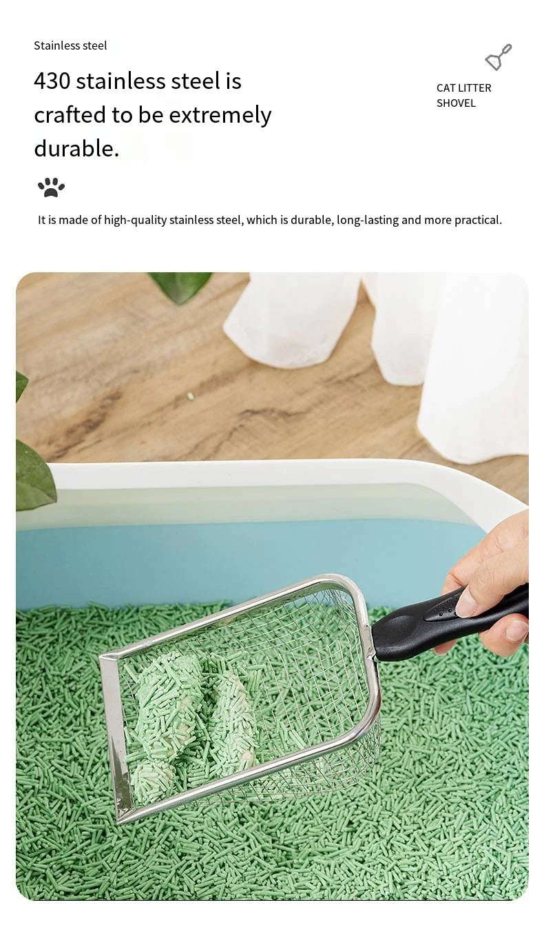 SwiftSift Steel Litter Scoop